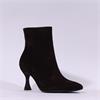 Paul Green High Heel Ankle Boot - Brown Suede